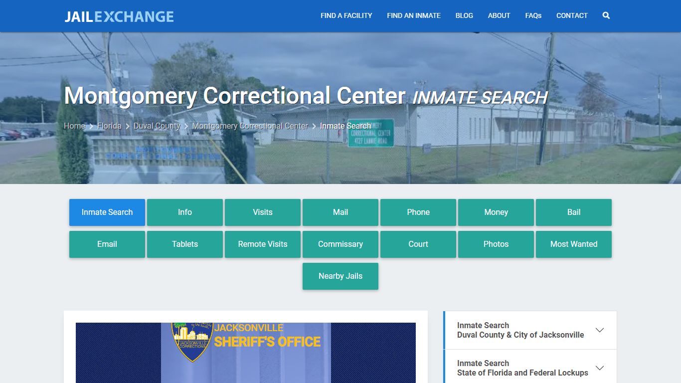 Montgomery Correctional Center Inmate Search - Jail Exchange